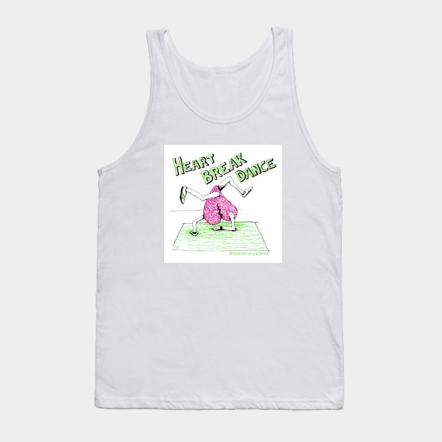 Heart Break Dance Tank Top by MANUELA EN LLAMAS!